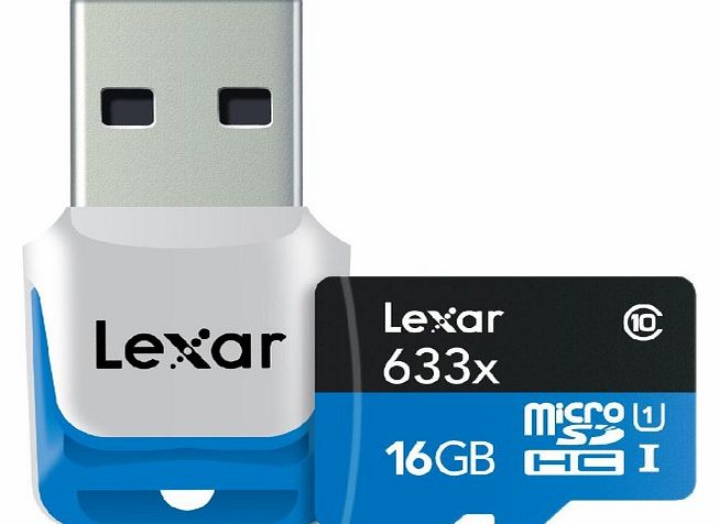 Lexar microSDHC UHS-I 16 GB 633x (Class 10) - Memory