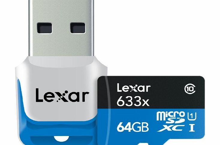 Lexar microSDHC UHS-I 64 GB 633x (Class 10) - Memory
