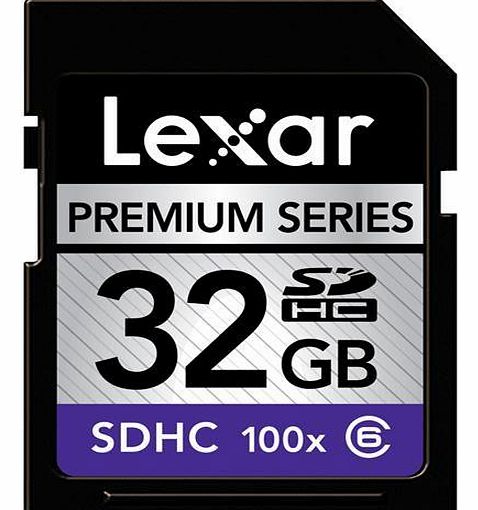 Premium SDHC 32 GB 100x memory card