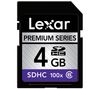 Premium SDHC 4 GB 100x memory card