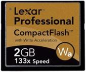 Lexar Pro Compact Flash 2GB card 133X