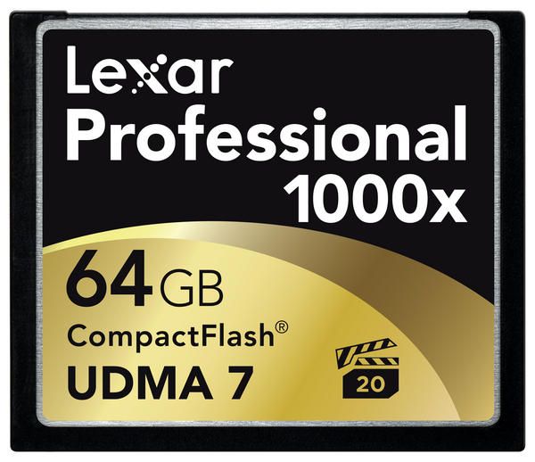 Professional 1000x Compact Flash Card - 64GB