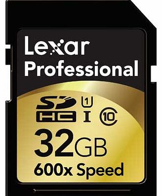 Lexar Professional 32GB Class 10 600x Speed SDHC