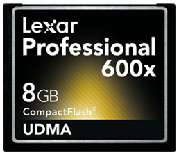 Professional Series 600X Compact Flash