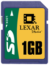 LEXAR SD1GB-266