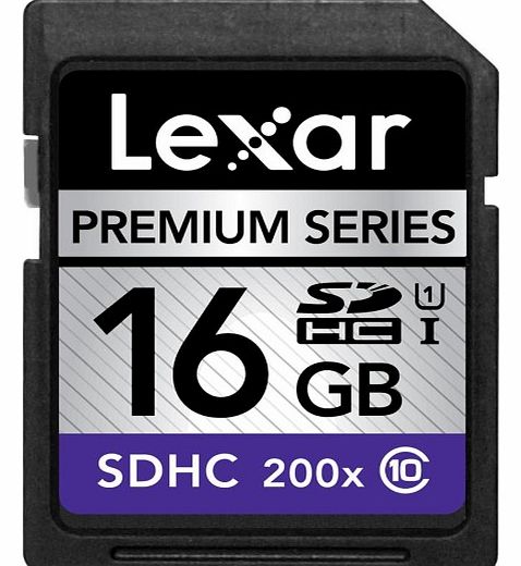 Lexar SDHC Premium Series - Flash memory card - 16 GB