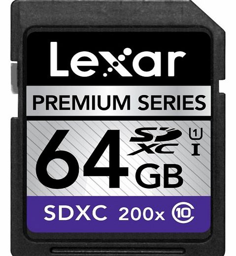 Lexar SDXC UHS-I Premium 200x memory card - 64 GB -