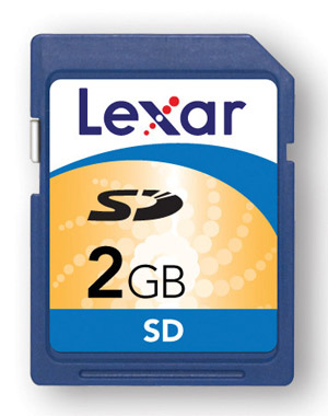 Lexar Secure Digital (SD) Memory Card - 2GB