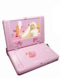 Lexibook Barbie Portable Dvd Player 7` Lcd Screen