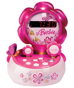 Barbie Radio Alarm Clock and Night Light