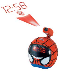 Lexibook Spiderman Projection Alarm Clock and Radio