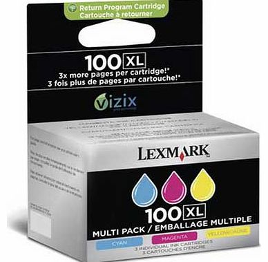 Lexmark 14N0850 No. 100 XL Ink Cartridge - Tri