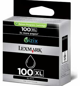 Lexmark 14N1068E No. 100 XL Ink Cartridge - Black