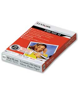 Photo Printer on 20 Sheets Lexmark 4 X 6 Premium Photo Paper   20 Sheets Printer Paper