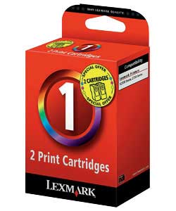 Lexmark No 1 Twinpack
