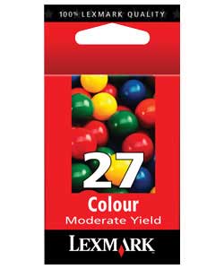 Lexmark No 27 Colour Ink Cartridge