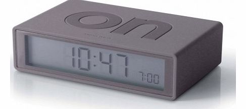 Lexon LCD Flip alarm Grey `One size