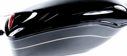Lextek Motorcycle Black Right Luggage Box for Direct Bikes 125cc Nevada DB125L-4B