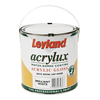 LEYLAND 2.5Ltr Brilliant White Acrylic Gloss