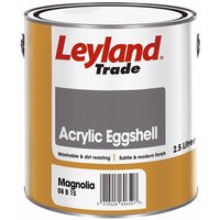 LEYLAND Acrylic Eggshell Magnolia 2.5Ltr