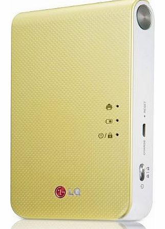 LG Pocket Photo 2 PD239 Mini Portable Mobile Photo Printer (Yellow)