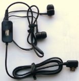 LG FLASH SUPERSTORE GENUINE LG KG810 KP100 KP500 COOKIE KS360 KU990 VIEWTY IN EAR STEREO HANDSFREE HEADSET BLACK