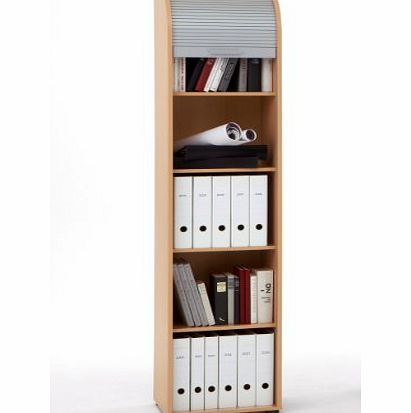 HOME Professional Office Furniture / Filing Storage Cabinet Unit in Beech Colour with Shelves amp; Shutter Door by DMF