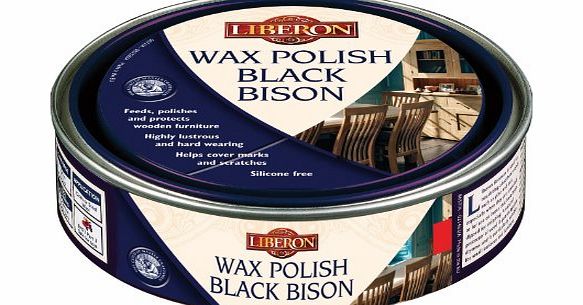 Liberon BBPWMO500 500ml Bison Paste Wax - Medium Oak