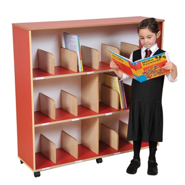Liberty Equipment Childrens Bookcase Maple/Red