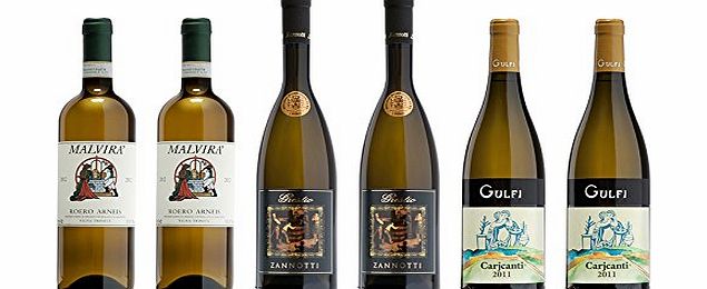 Libiamo Wines Bianchi Top Italian Wine Selection (Case of 6 - White Wine)