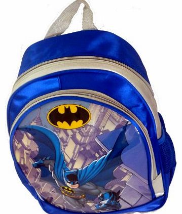 Official Licensed GENUINE Batman DOUBLE FILL Childrens Backpack W/ Beautiful PVC IMage - Licensed Batman DC Comics Merchandise