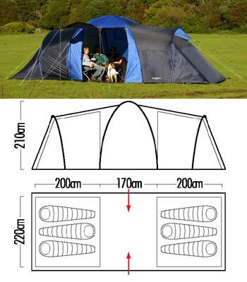 Lichfield Arapaho 6 Tent