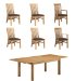 Lichfield Extending Dining Table, 4 Slat-Back