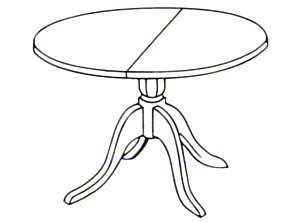 Lichfield Single Pedestal Dining Table