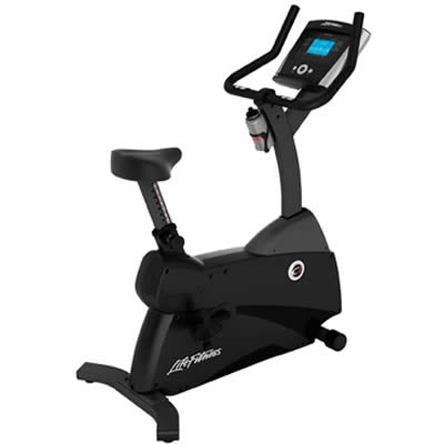 Life Fitness C1 Upright Cycle (Basic Workouts Console) (C1 Upright Cycle (basic console) with assembly)