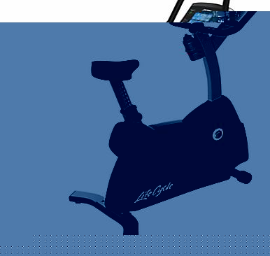 Life Fitness Lifecycle C1 Upright Exercise Bike,