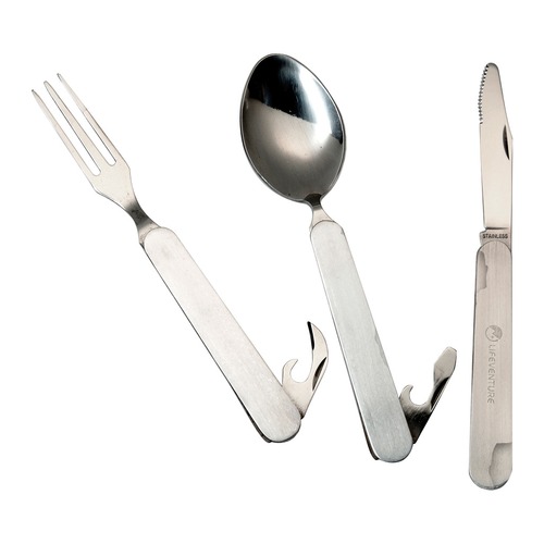 Life Venture Knife, Fork, Spoon - Folding