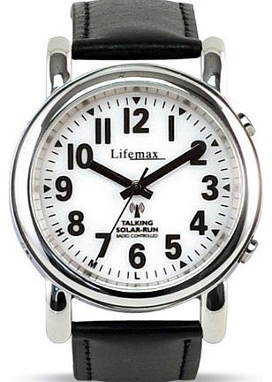 Lifemax Talking Solar Atomic Watch - Gents Strap 430