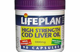 Lifeplan Cod Liver Oil 1000mg 90 Caps
