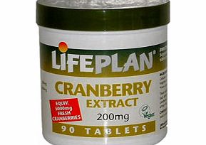 Lifeplan Cranberry Extract 200mg 90 Tabs