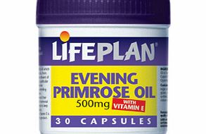 Lifeplan Evening Primrose Oil 500mg 30 Caps