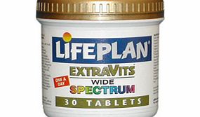 Lifeplan Extravits Wide Spectrum 30 Tablets