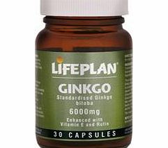 Lifeplan Ginkgo Biloba 30 Capsules
