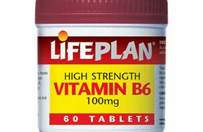 Lifeplan High Strength Vitamin B6 100mg 60