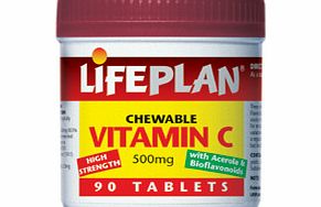 Lifeplan High Strength Vitamin C 500mg 90 Tabs