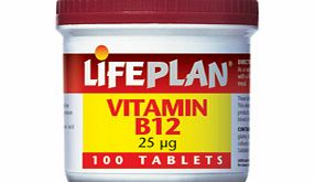 Lifeplan Vitamin B12 100 Tabs
