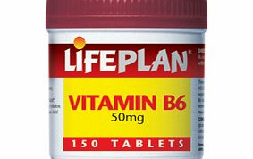 Lifeplan Vitamin B6 50mg 150 Tabs