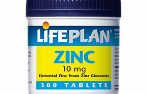 Lifeplan Zinc Gluconate 300 Tabs