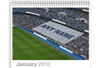 Lifestyle A4 Personalised Calendar - Classic Football Theme