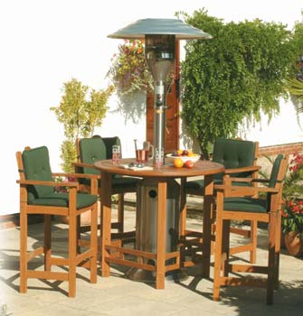Lifestyle Appliances Lifestyle Bermuda Patio Heater Table